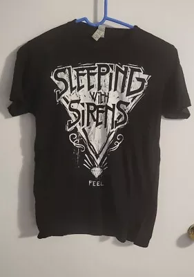 Buy Sleeping With Sirens Feel Black T-Shirt S Small • 14.45£