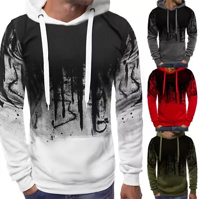 Buy Stylish Hoodies Pullover Outer Wear Sport Streetwear Sweatshirt Athletic • 24.41£