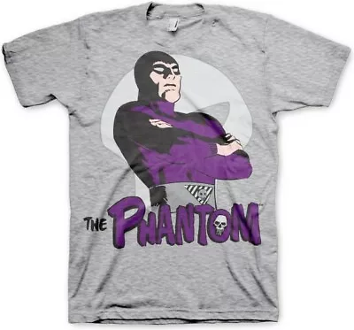 Buy The Phantom Pose T-Shirt Heather-Grey • 23.59£