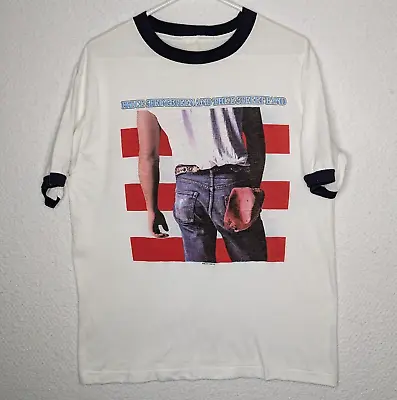 Buy Vtg 80's Bruce Springsteen 1984-85 Born In The USA World Tour T-Shirt Sz XL • 115.84£