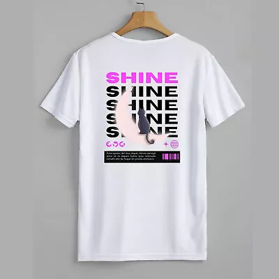 Buy Shine Unisex T Shirt Back Print -  Lifestyle Wellness Cool Fashion • 12.95£
