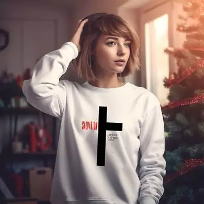 Buy Jesus Loves You Jumper Merry Christmas Funny Pet Lovers Sweatshirt Xmas Gift • 17.99£