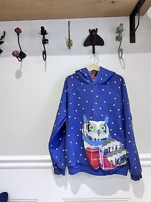 Buy Mini Boden Blue Harry Potter Hedwig Hoody Age 11-12 • 12.95£