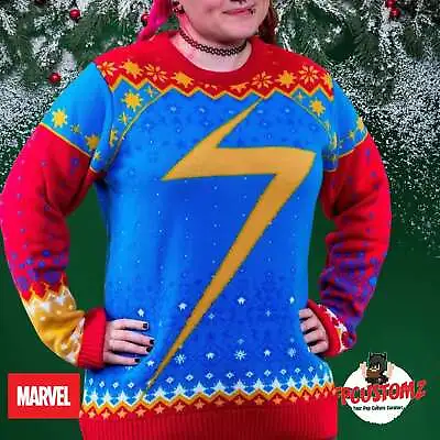 Buy Ms Marvel Christmas Jumper • 39.99£