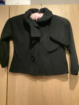 Buy Gap Age 5 Years Black Fleece Jacket • 1.99£