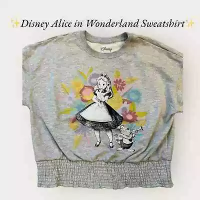 Buy ✨Disney Alice In Wonderland Sweatshirt In Gray. Size XL✨ • 17.01£