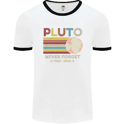 Buy Pluto Never Forget Space Astronomy Planet Mens Ringer T-Shirt • 8.99£