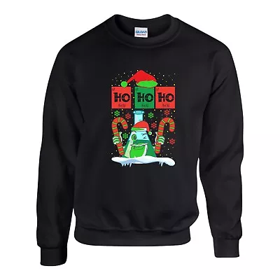 Buy HO HO HO Christmas Jumper, Funny Periodic Chemistry Xmas Sweatshirt Unisex Top • 19.99£