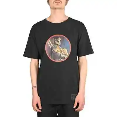 Buy DC X Star Wars Mando & The Child S/S T-Shirt - Black Pigment Dye • 26.99£