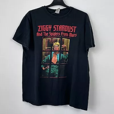 Buy David Bowie Ziggy Stardust And The Spiders From Mars Rare Band T-Shirt L • 6.01£