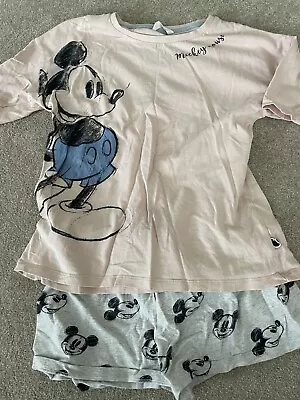 Buy Mickey Mouse Short Pyjamas Age 10-11 Years • 4.20£