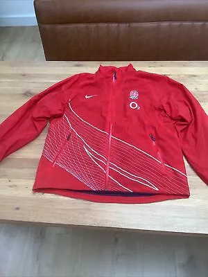 Buy Nike England Rugby Jacket Red Size XL • 3.20£