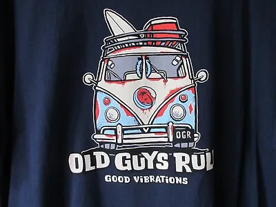 Buy Old Guys Rule T Shirt 2xl  Good Vibrations  • 6.99£