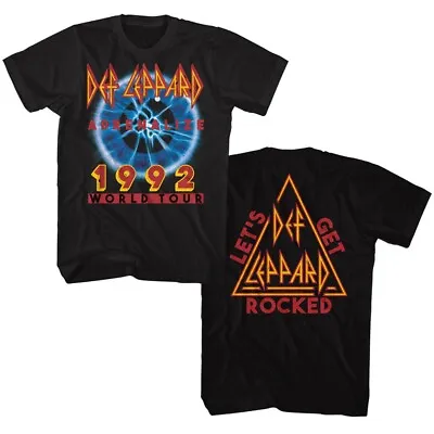 Buy Def Leppard Adrenalize 1992 World Tour Double Sided Men's T Shirt Music Merch • 57.41£