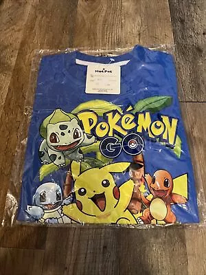 Buy Boys 3-4 Pokemon Go Blue Tshirt CLEARANCE • 4.74£