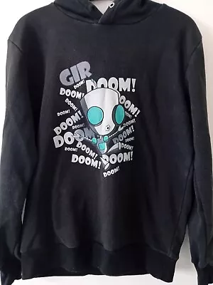 Buy Invader Zim Gir Hoodie / Hooded Sweatshirt - Black, Size Small - Doom Doom Doom! • 24.95£