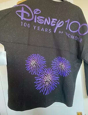 Buy Walt Disney World Disney 100 Black & Purple Long Sleeve Jersey Top - BNWT • 50£