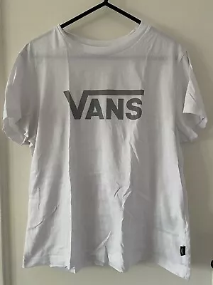Buy White Vans T-shirt Size Medium • 5£