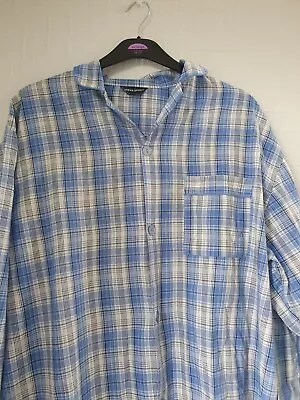 Buy Urban Spirit Men's Blue Striped Long Sleeve Pyjama Shirt. Size XXL • 2£