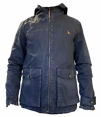 Buy Jack Wills Navy Cotton Jacket - Mens Size S -  Hooded - Lightweight • 3.99£