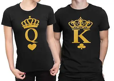 Buy King 12 And Queen 12 Couple T Shirts Men Women Best Couple Gift • 9.99£