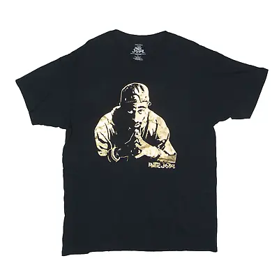 Buy POETIC JUSTICE Tupac T-Shirt Black Short Sleeve Mens L • 17.99£
