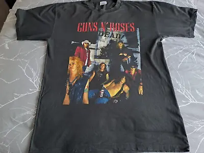 Buy Vintage Guns N' Roses 'Use Your Illusion' Euro Tour 1991-93 T Shirt • 45£