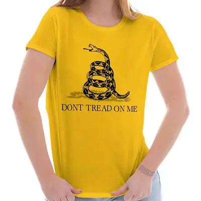 Buy Dont Tread On Me Gadsden Flag Army Gift Graphic T Shirts For Women T-Shirts • 19.27£