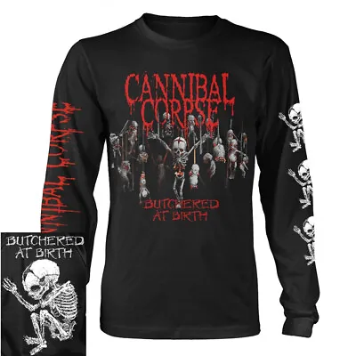 Buy Cannibal Corpse Butchered At Birth Baby Long Sleeve Shirt S-XXL Official Merch • 31.61£