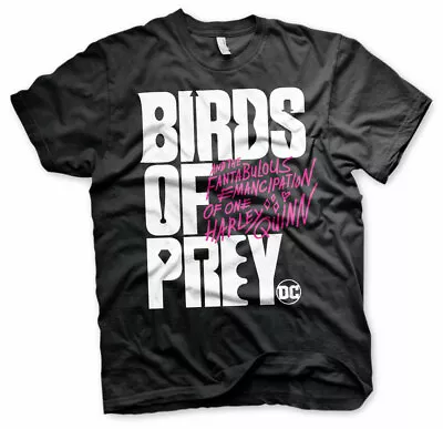 Buy Officially Licensed Birds Of Prey Logo Men's T-Shirt S-XXL Sizes • 19.53£