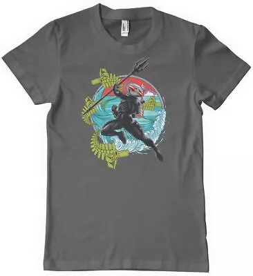 Buy Aquaman T-Shirt Surfing Black Manta T-Shirt WB-1-AQLK002-DTF870 • 29.23£