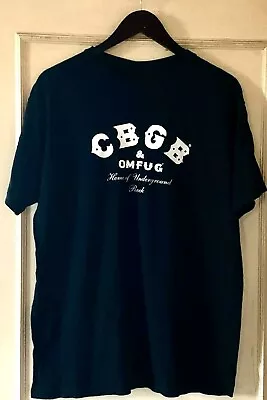 Buy CBGB & OMFUG Home Of Underground Rock Large Men's T-shirt • 20£