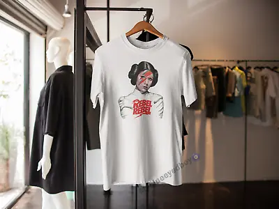 Buy Princess Leia Rebel Rebel T Shirt Carrie Fisher Retro Bowie Adult Kids • 9.99£