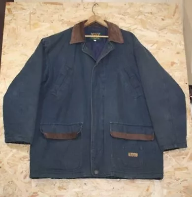 Buy TOGGI Vintage Rough Country Mens Blue Equestrian Jacket Large Utility Chore • 76.64£