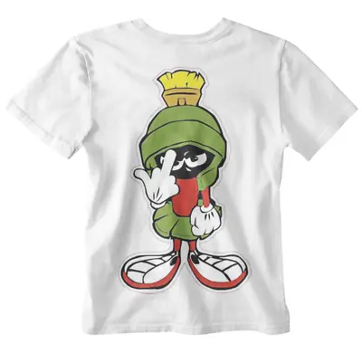 Buy Marvin The Martian T Shirt Present Attitude Unisex Mens Fun  Retro White • 6.99£