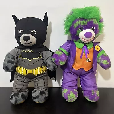 Buy Build A Bear The Joker & Batman DC Comics Villain Plush Soft Toys With Clothes • 34.99£