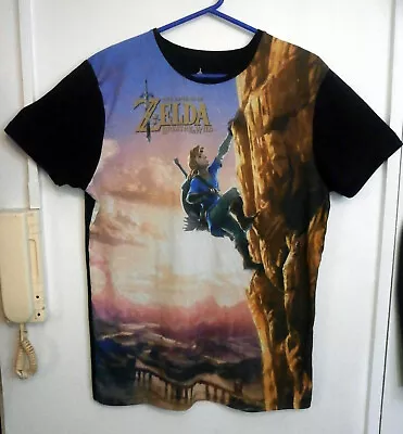 Buy Legend Of Zelda The Breath Of The Wild Bioworld T Shirt Large Nintendo Polyester • 19.99£