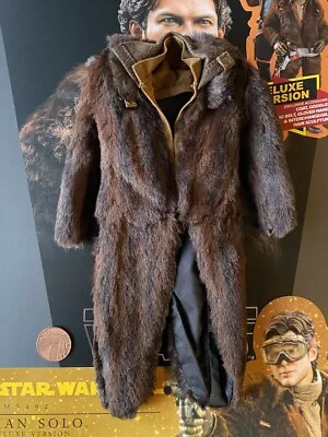 Buy Hot Toys Star Wars SOLO Story MMS492 Brown Fur Jacket Loose 1/6th Scale • 49.99£