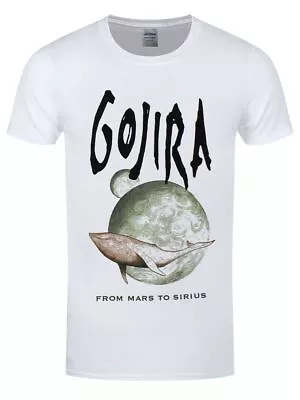 Buy Gojira T-shirt Whale From Mars Organic Men's White • 19.99£