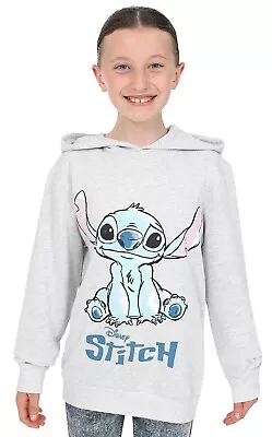 Buy Girls Disney Lilo And Stitch Grey Hoodie • 13.99£