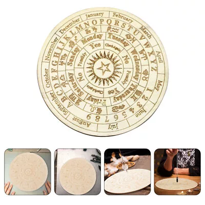 Buy  Wooden Divination Plate Prop Astrology Board Party Desktop Supplies Universal • 5.98£