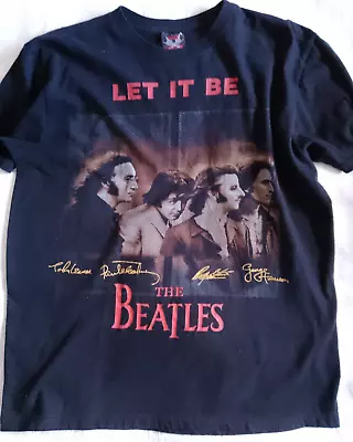 Buy Beatles.  Let It Be Tee Shirt. Hot Rock, Cotton. Size Large. 40 - 42 Chest. VGC. • 6£