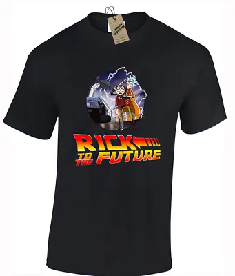 Buy Rick To The Future Mens T Shirt Cool And Funny Morty Design Schwifty Joke Design • 10.99£