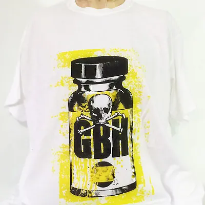 Buy GBH Punk Rock Hardcore Short Sleeve White Unisex T-shirt S-3XL • 14.99£