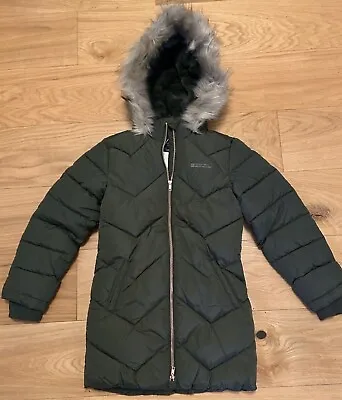 Buy NEW Mountain Warehouse Kids Jacket Coat Galaxy Khaki Waterproof Padded Parka • 30.99£