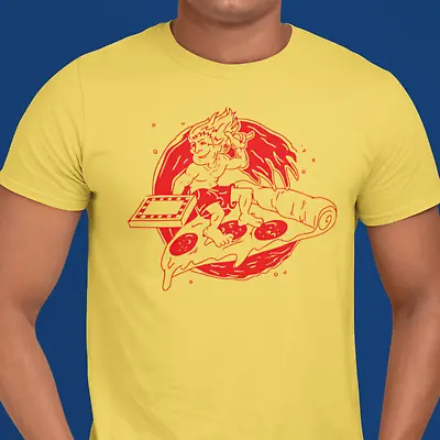 Buy Surfer Boy Pizza T-Shirt Top Tee -  Hawkins Upside Down Sci-fi Horror Drama TV • 8.99£