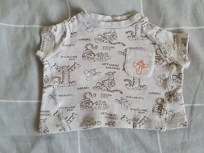 Buy Disney Baby: Beautiful Tigger Printed T-Shirt Top - 0.1 Month - (10lbs 4.5kg) • 4.99£
