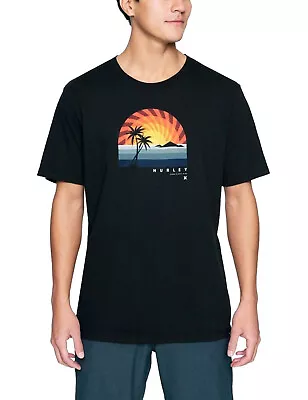 Buy Hurley Everyday Wash Swirlset Short Sleeve T-Shirt In Black • 25.20£