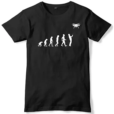Buy Evolution Of Drone Mens Funny Unisex T-Shirt • 11.99£