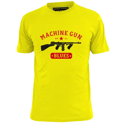 Buy Mens Machine Gun Blues Punk Rock T Shirt Ruts Clash • 11.99£